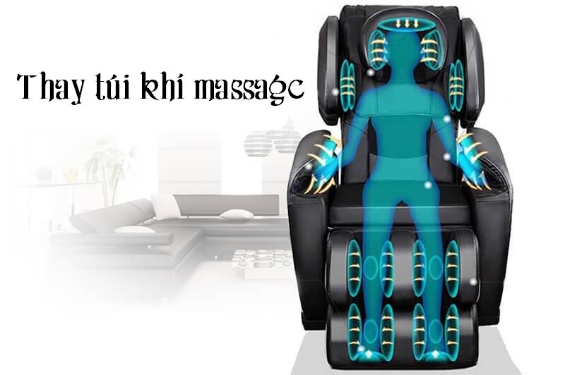 Thay túi khí ghế massage